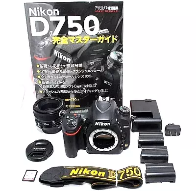 [SC6650 Only!] Nikon D750 Digital SLR FX Camera Body + 50mm F1.8 Lens Set Japan • $1845