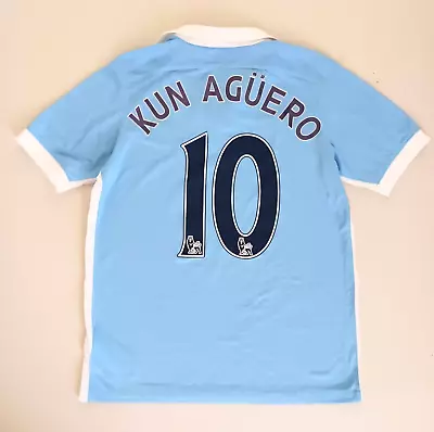 Nike Manchester City KUN AGUERO #10 Youth XL Jersey Premier League Dri Fit • $69