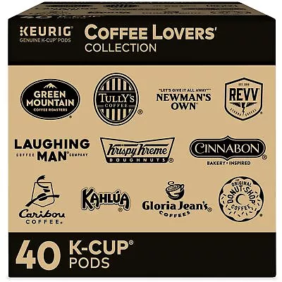Keurig Coffee Lovers' Collection Sampler Pack Single-Serve K-Cup Pods 40 Count • $42.84