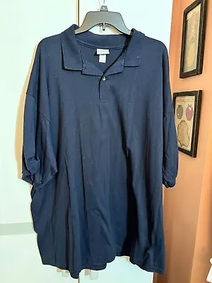 Anvil Navy Blue Men’s Polo Shirt Size 3X • $3.99