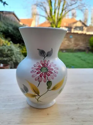 E Radford Studio Pottery Vintage Floral Pattern Vase Fully Marked On The Base. • £5.75