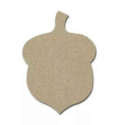 Acorn Shape Unfinished MDF Wood Craft Cutouts Variety Of Sizes Made In USA • $6.99