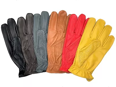 Men's Chauffeur  Real Leather Car Driving Gloves - Vented • $20