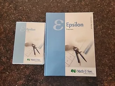 Math-U-See Epsilon Instruction Manual And DVD Homeschooling Resource  • $40