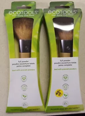 Ecotools Powder Brush #1600 Full Size Vegan Clean Beauty. Lot Of 2. • $12