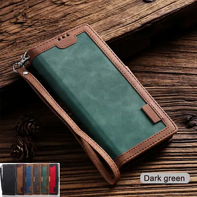 For Samsung A71 A51 A20  A30 A70 A50 Case Leather Wallet Card Slot Flip Cover • $13.89