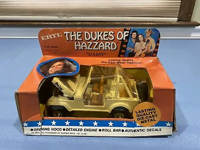 Vintage Ertl 1981 Dukes Of Hazzard Daisy's Jeep Golden Eagle Die Cast 1/25 NEW! • $150