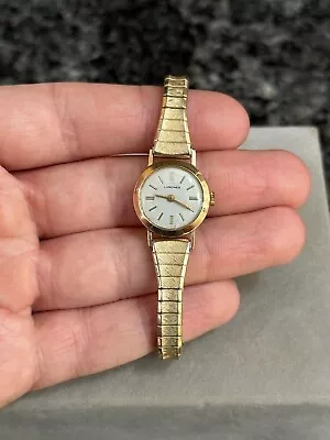 Vintage Longines Wittnauer Swiss 17J Mechanical 10K GF Ladies 5D AXA Watch RUNS • $119