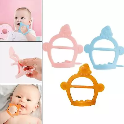 Baby Molar Stick Toy Food Grade Silicone Finger Toothbrushes For Babies Kids • £4.52