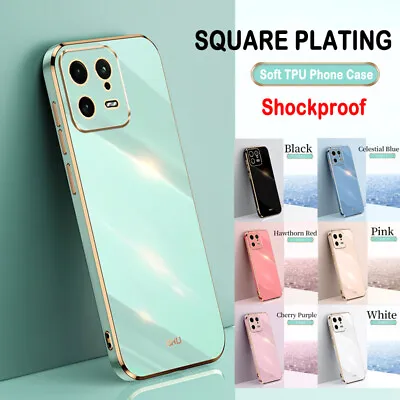 $12.96 • Buy For Xiaomi Poco M5 M4 Pro F4 GT X4 Pro 5G Square Plating Soft TPU Gel Case Cover