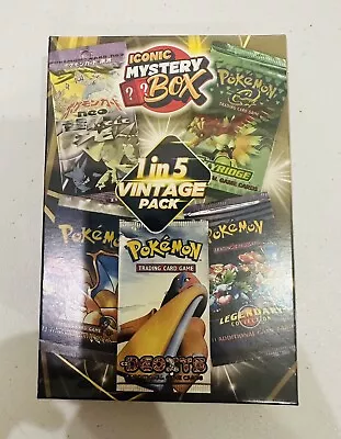 Iconic Mystery PokÉmon Booster 2.0 Pack 1 In 5 Vintage Pack Psa Cgc Bgs • $5.50