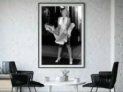 Marilyn Monroe Black & White Fashion Wall Art Poster Choose Your Size • $17.03