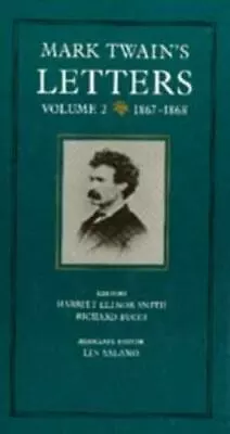 Mark Twain's Letters Volume 2: 1867-1868 (Volume 9) (Mark Twain Papers)  Hardc • $8.16