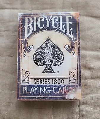 Rare Bicycle 1800 Series Blue Out Of Print Ellusionist Deck Sealed  • $80