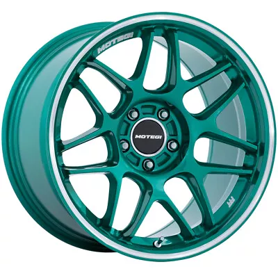 Motegi MR158 Tsubaki 18x8.5 5x108 +42mm Green Wheel Rim 18  Inch • $269