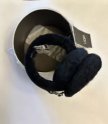 UGG Australia Genuine Wired - Fur Ear Muffs Black New In Box! • $75