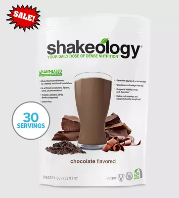 SALE! Shakeology Chocolate Plant-Based Vegan Shakeology 30 Servings Bag • $97.99