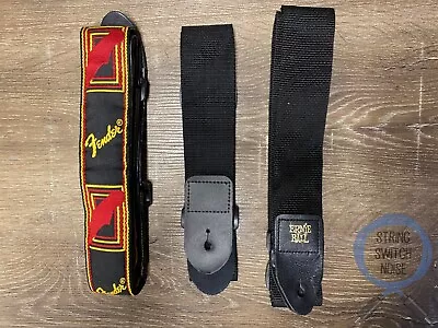 3 X Guitar Strap Pack -  Fender Ernie Ball • $39