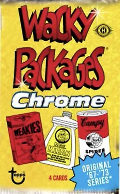 2014 Topps Wacky Packages Chrome U Pick Complete Your Set BASE • $1.99