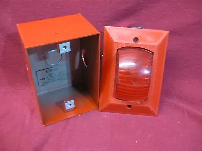 Vintage Space Age Electronics Fire Alarm Indicator Red Light #2 Untested • $75