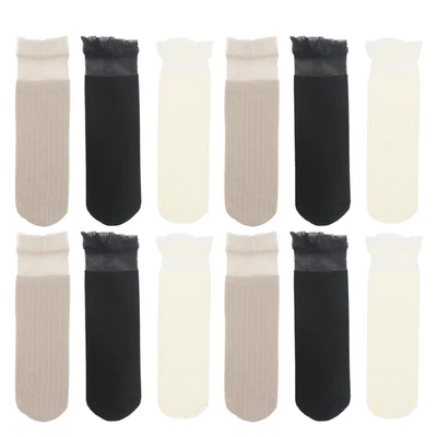 £10.86 • Buy Girls Ruffle Socks Bridesmaid Socks Wedding Dress Socks Bride Socks