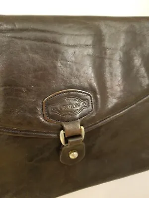 $34.95 • Buy OROTON Brown Genuine Leather Handbag Cross Body Bag