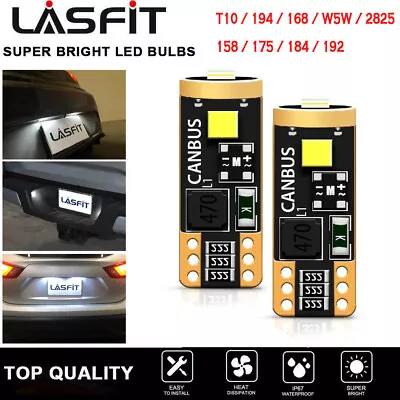 $7.89 • Buy LED T10 168 2825 License Plate Light Bulb 6000K Xenon White For Ford F-150 2022