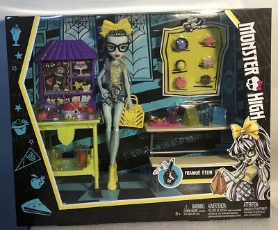 Monster High Frankie Stein Doll School Spirit Creepateria Playset • $124.99