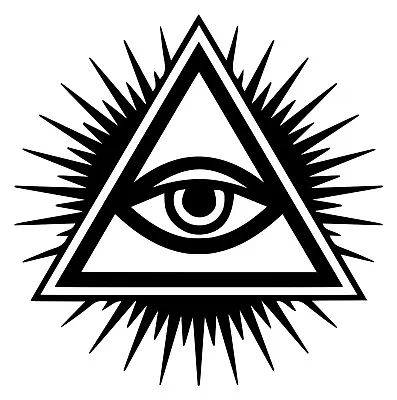 EYE OF PROVIDENCE Vinyl Decal Sticker - All-Seeing Eye Of God - Illuminati • $9.99