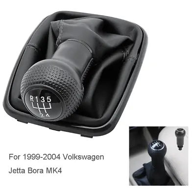 For VW Golf Bora Jetta GTi R32 MK4 1999-2005 5 Speed Gear Shift Knob Gaitor Boot • $11.82
