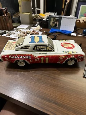 Vintage 1973 Cale Yarborough #11 Kar-kare  Whiskey Decanter Race Car  Empty • $24.99