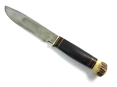 1911-19 Marble's 5  IDEAL Knife Leather Handles & Stag Pommel Half Hilt 9669-MRP • $999.95