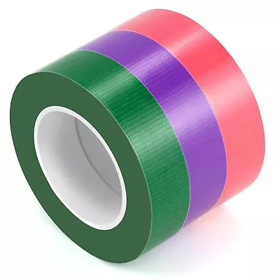 3 Rolls Colored Duct Tape Multi Use Water Pipe Tape Waterproof Duct Tape C... • $9.76