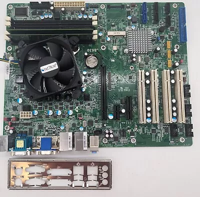 DFI SB630 Q67 AXT Industrial Motherboard SB630-CRM W/ I5 CPU 8GB MEM I/O FAN • $299.99