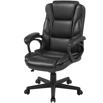 Executive Desk Chair Lumbar Support Big And Tall Computer Chair For Heavy People • £67.99