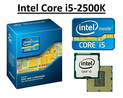 Intel Core I5-2500K SR008 Quad Core Processor 3.3 GHz Socket LGA1155 95W CPU • £53.98