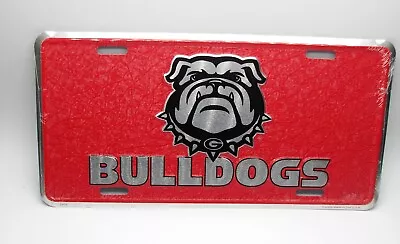 Uga University Of Georgia Bulldogs 3d Embossed Metal Car Novelty License Plate • $12.98