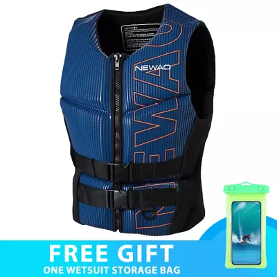 $48.83 • Buy Life Vest Adults Kayak Life Jacket Surf Vest Jet Ski Motorboats Raft Rescue Boat