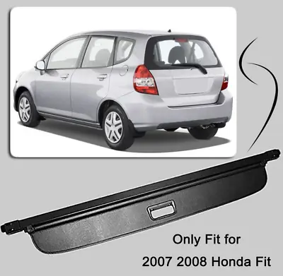 Cargo Cover For Honda Fit Jazz 2007 2008 Trunk Shielding Shade Black By Kaungka • $79