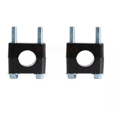 7/8'' 22mm HandleBar Bar Mount Clamps Risers Adapter For ATV Quad Buggy Taotao • $18.57