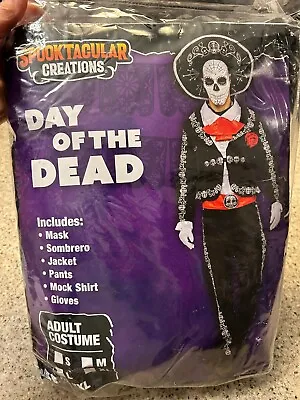 Spooktacular Creations Mens Day Of The Dead Mariachi Senor Adult Costume Set XXL • $19.99