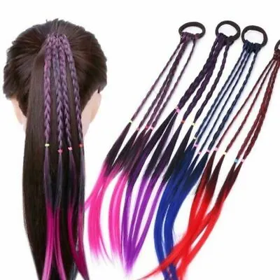 £2.69 • Buy Hair Bands Twist Braid Rope Rubber Band Girls Hair Accessories  Headband