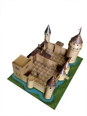 Medieval Castle - Europe - Paper Model Project Kit • $15.95