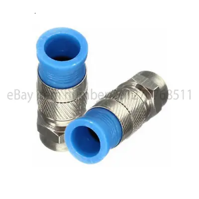 5 Pcs RG59 Male F-connector - Compression Type Water-Proof • $5.50