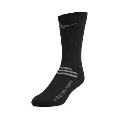 Mizuno Volleyball Runbird Crew Socks - Black Or White Volleyball Crew Socks • $16.95