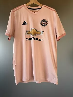 Manchester United Shirt 2018/2019 3rd Shirt. Iconic Pink - Very Rare.  Authentic • £59