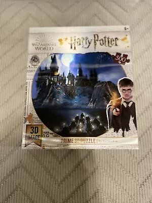 Harry Potter 3D Puzzle Hogwarts Castle W/ First Years 500 Piece Brand New Sealed • $9.99