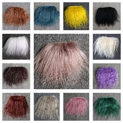 2x4  Tibetan Lamb Mohair For Doll Wigs Mongolian Curly Fur Hair Reroot Doll Hair • $7.79