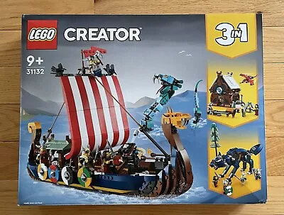£139.40 • Buy LEGO 31132 | Creator | Viking Ship And The Midgard Serpent | New In Sealed Box