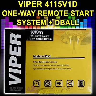 Viper 4115v1d One Button Remote Car Starter Smart Start W/ One Remote And Dball • $159.99